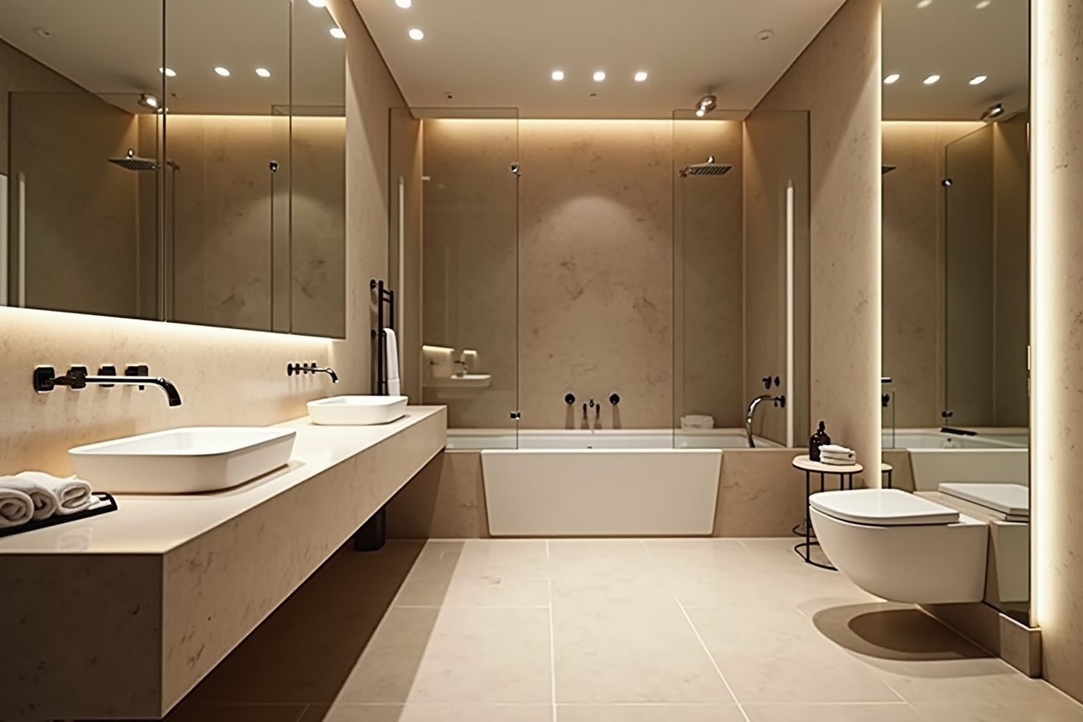 15 Beleuchtung Badezimmer modern Ideen